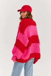 Berry Blush Cardigan